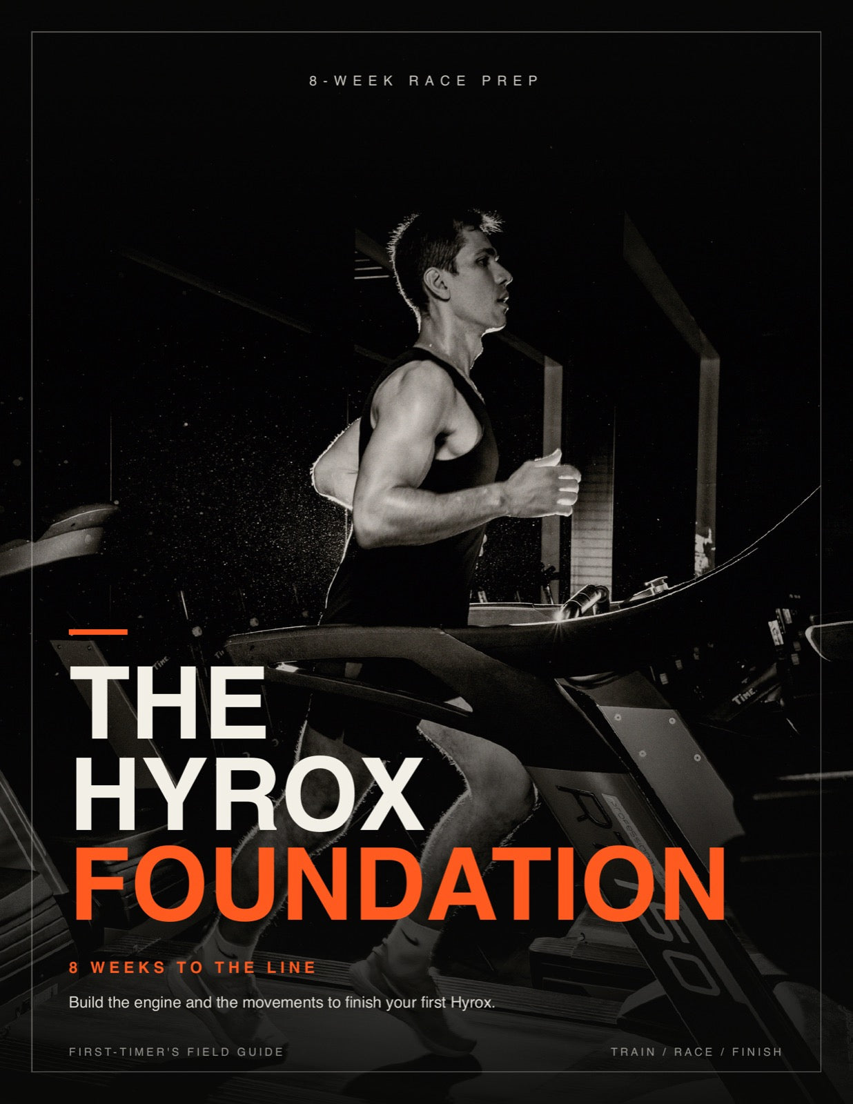 The Hyrox Foundation 8-week race prep PDF guide cover