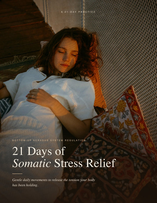 21 Days of Somatic Stress Relief guide cover