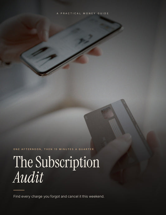The Subscription Audit PDF guide cover